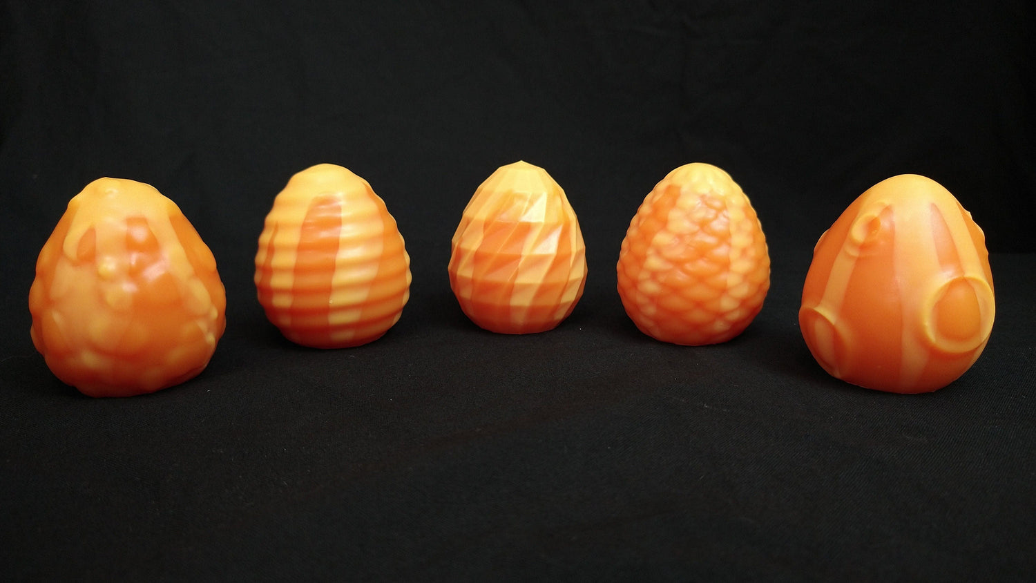 Pentuple Egg Pack - Honey Drip - Medium (Shore 00-50) Firmness
