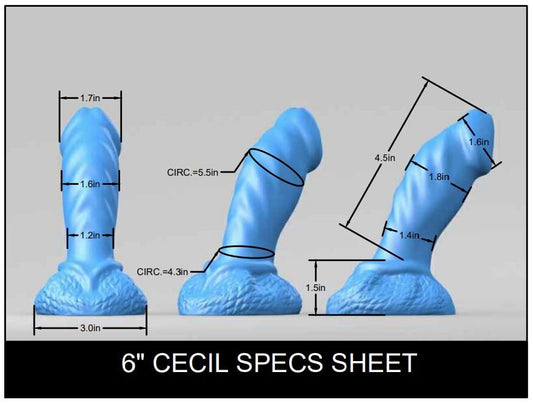 6" Cecil - CMYK - Medium (Shore 00-50) Firmness