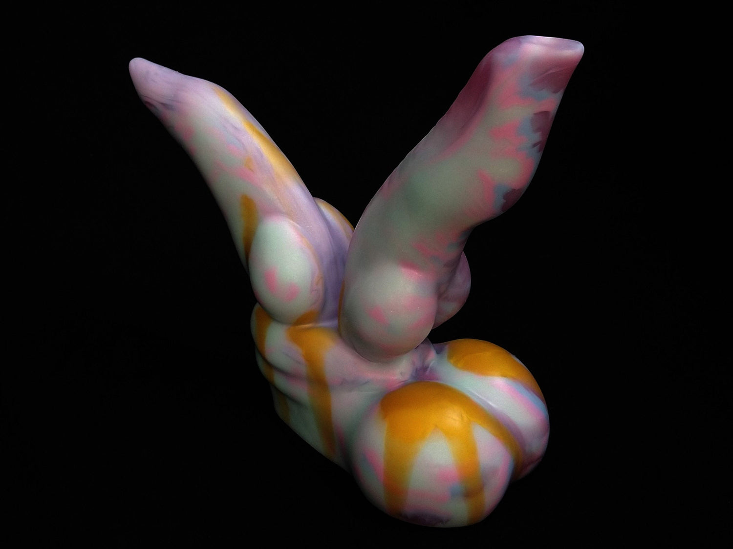 8" Reptilian Double - Pastel Purple Swirl - Medium (Shore 00-50) Firmness