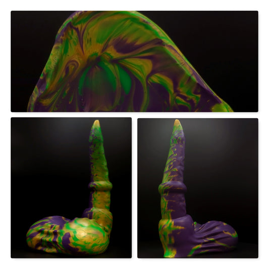 8" Marbles - Mardi Gras - Medium (Shore 00-50) Firmness