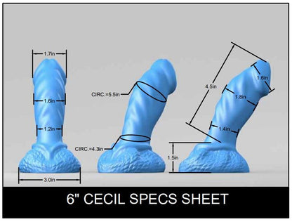 6" Cecil - Jawbreaker - Medium (Shore 00-50) Firmness