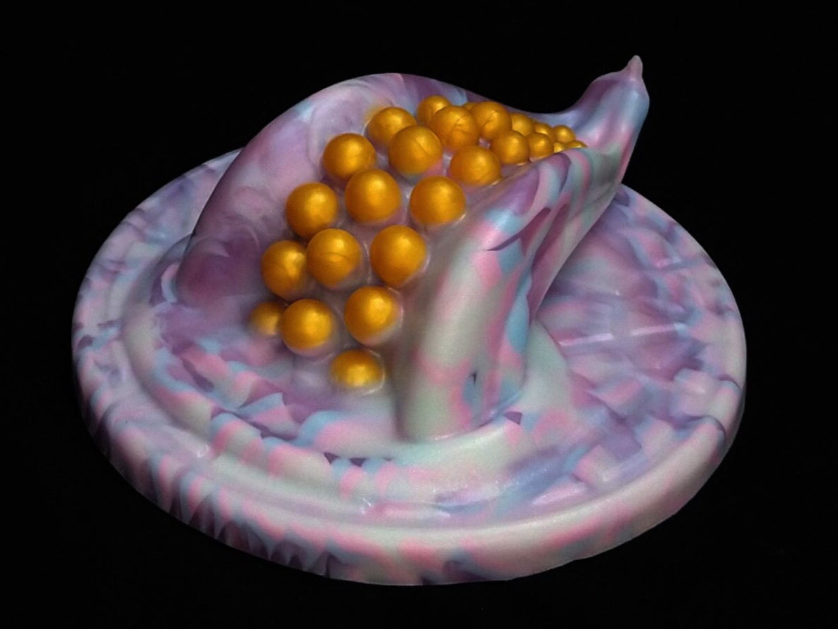 FLOP(see description) Abyssal Tentacle Grinder - Pastel Purple Swirl - Medium (Shore 00-50) Firmness