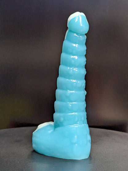 6" Plated Ridgeback - Shark Gummy - Medium (Shore 00-50) Firmness